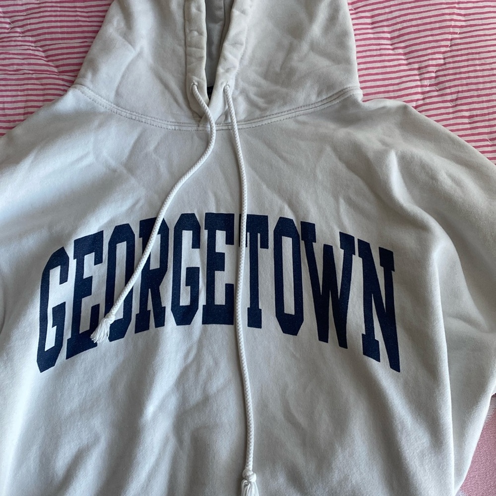 White brandy melville hoodie